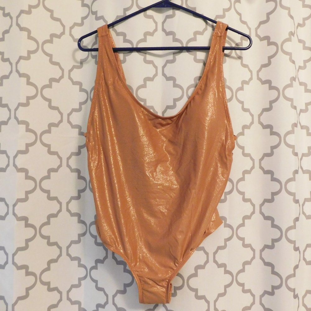 Mae - New - Blush/Copper Iridescent Swimsuit - M (NWOT)